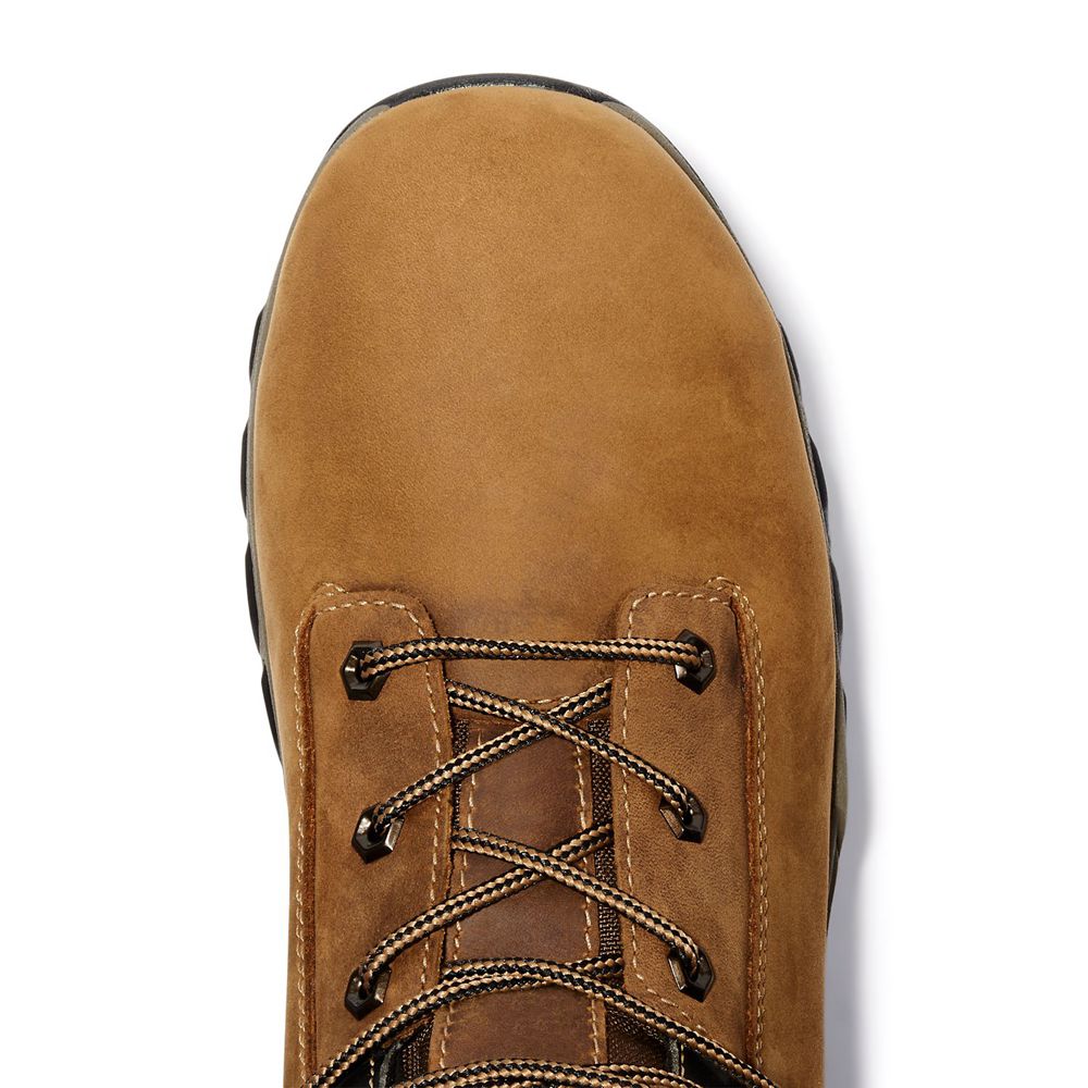 Bocanci De Muncă Timberland Barbati Maro/Negrii - Pro® Hypercharge 6\" Comp Toe - Romania - UOABJW832